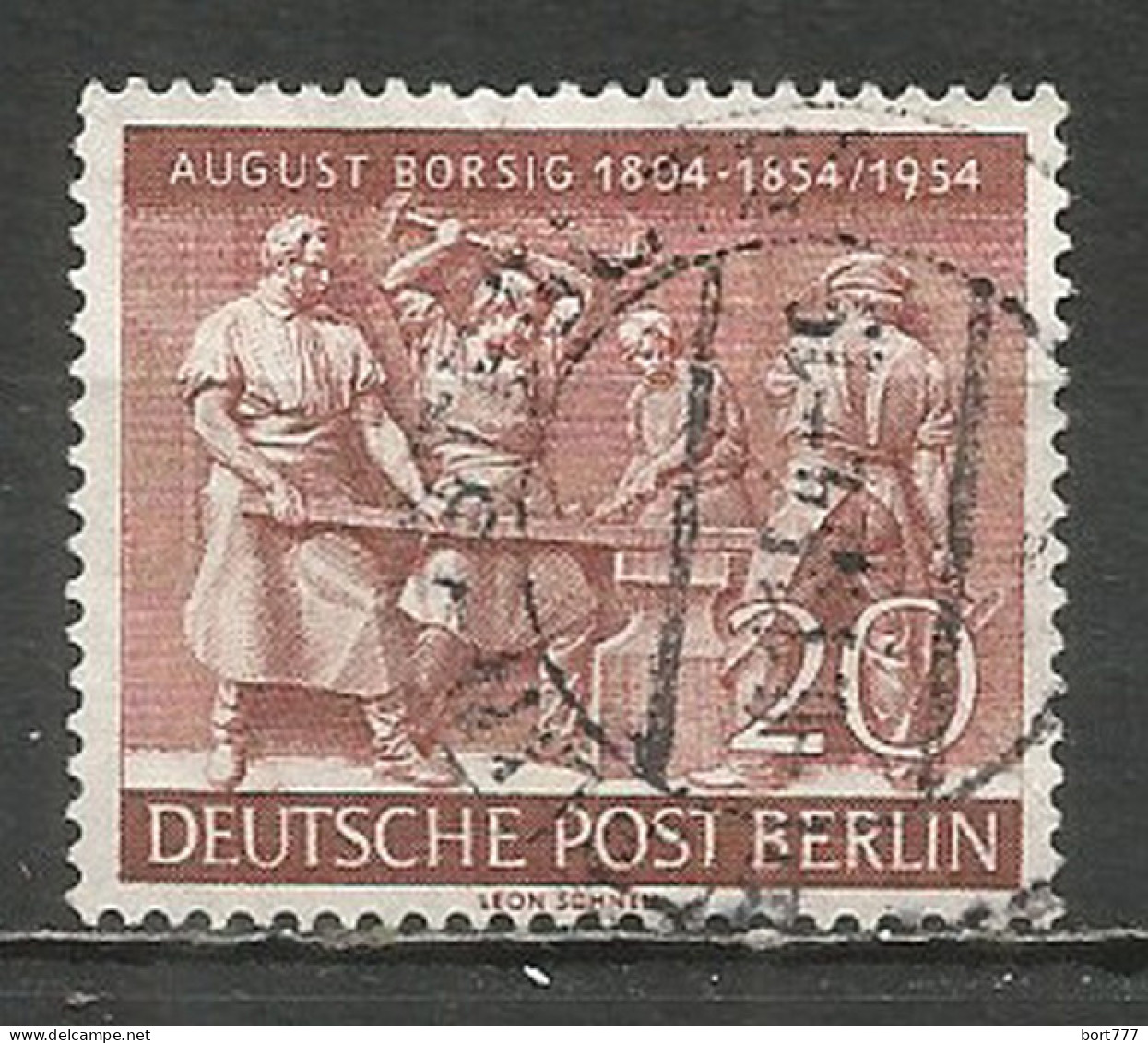 Germany Berlin 1954 Year. Used Stamp , Mi # 125 - Gebraucht