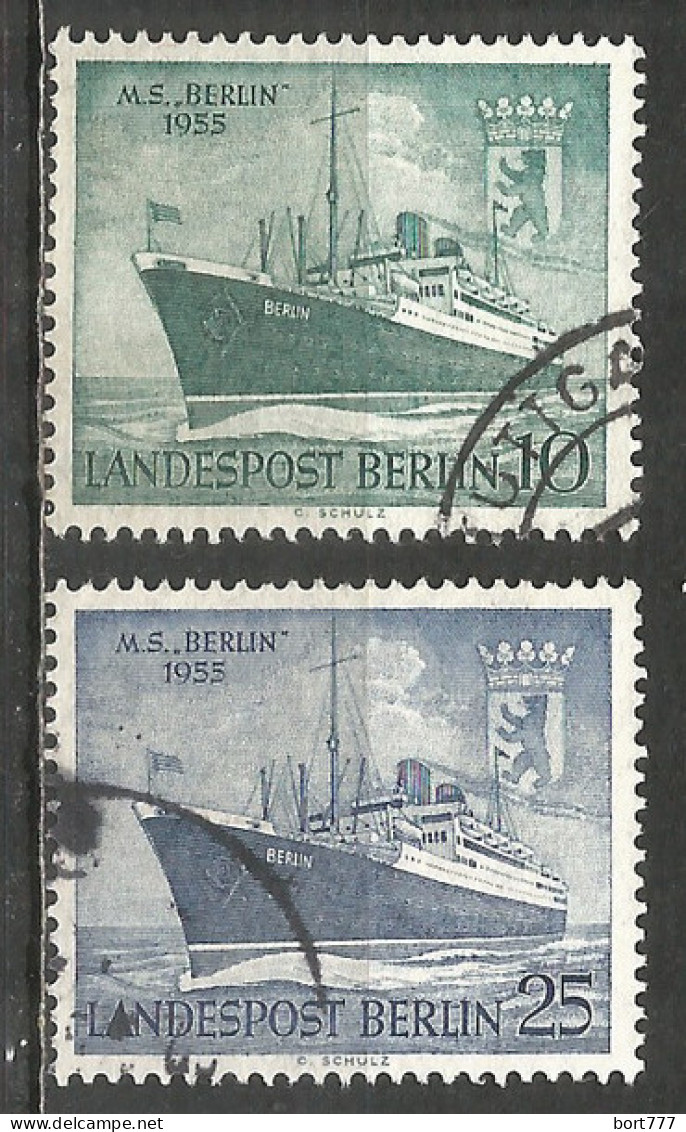 Germany Berlin 1955 Year. Used Stamps, Mich.# 126-27 - Oblitérés