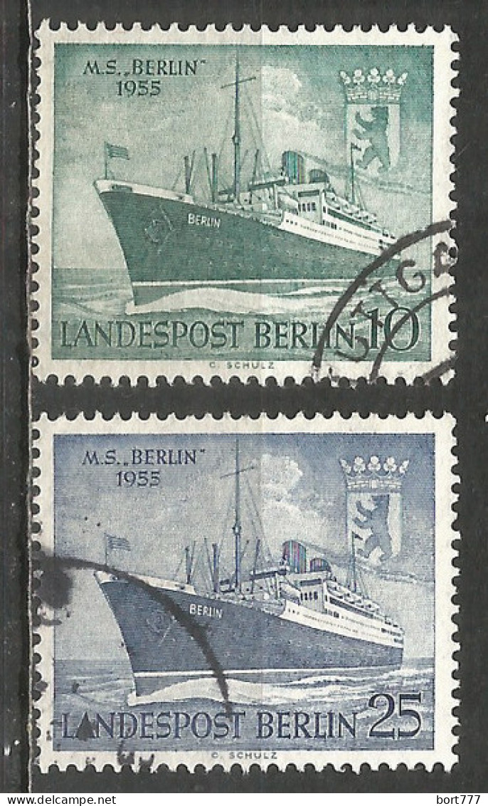 Germany Berlin 1955 Year. Used Stamps, Mich.# 126-27 - Usados