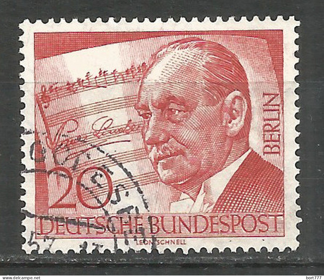 Germany Berlin 1956 Year. Used Stamp , Mich.# 156 - Gebruikt