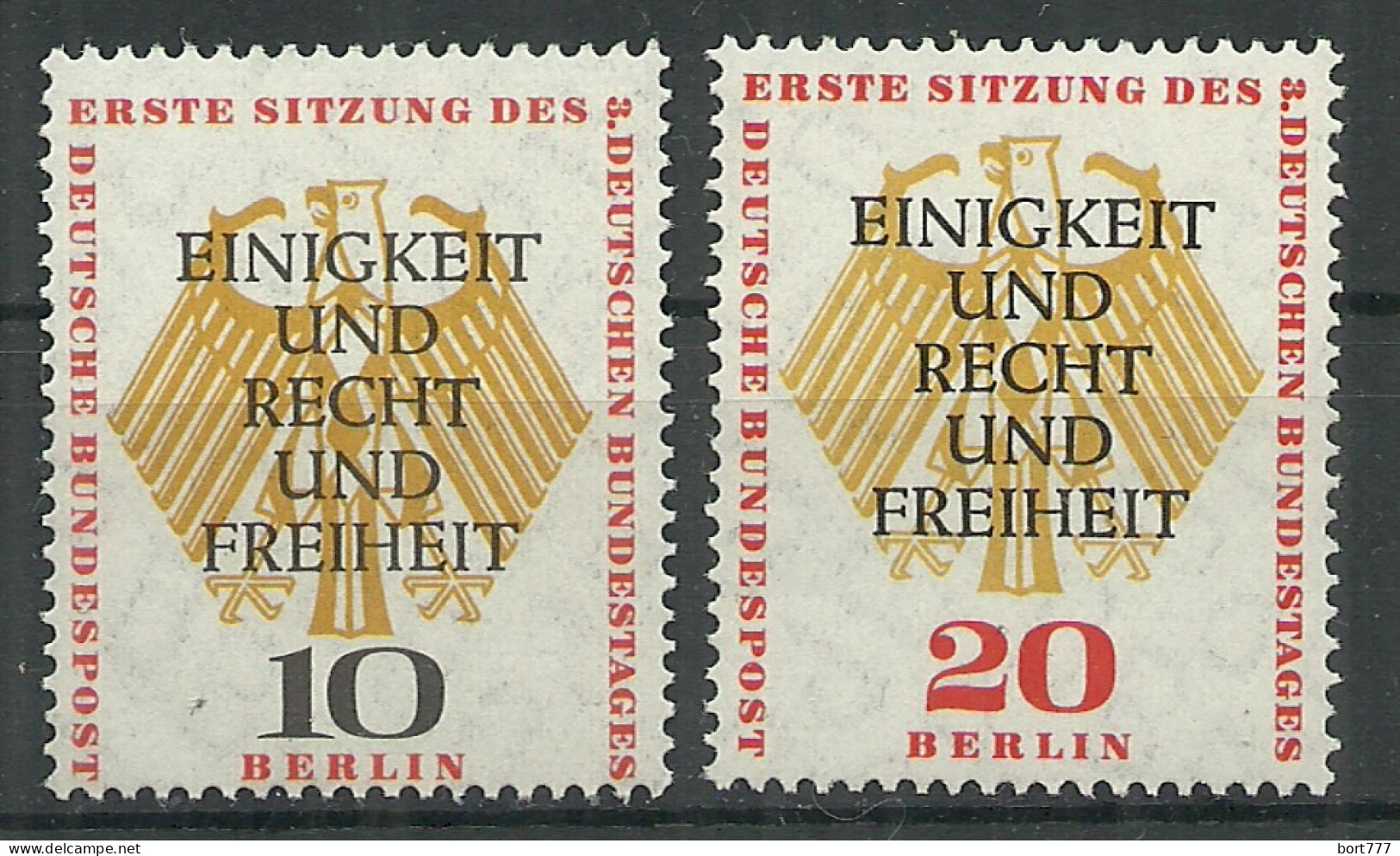 Germany Berlin 1957 Year Mint Stamps MNH(**) Set Mi.# 174-75 - Ungebraucht