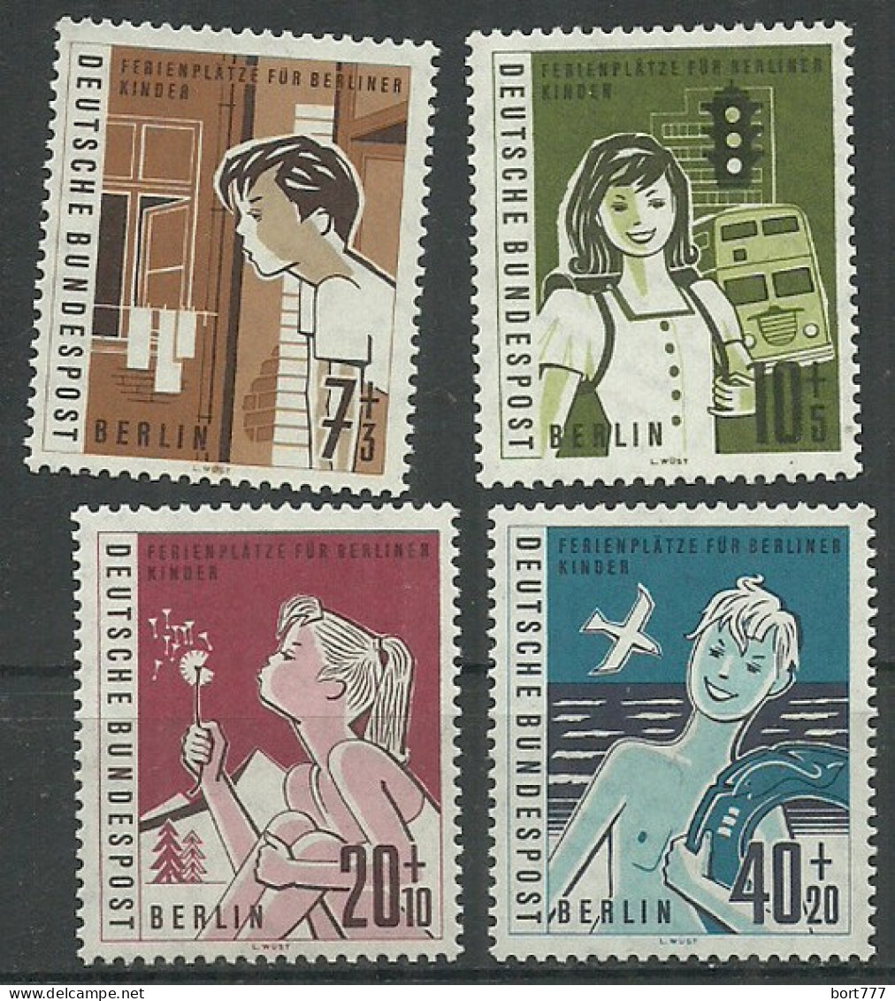 Germany Berlin 1960 Year Mint Stamps MNH(**) Mi.# 193-96 - Nuovi