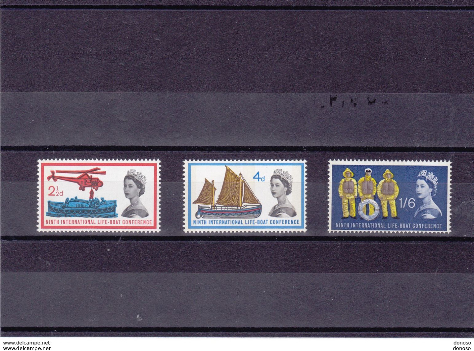 GB 1963 SECURITE MARITIME  Yvert 375-377 A PHOSPHORE  NEUF** MNH Cote : 75 Euros - Nuovi