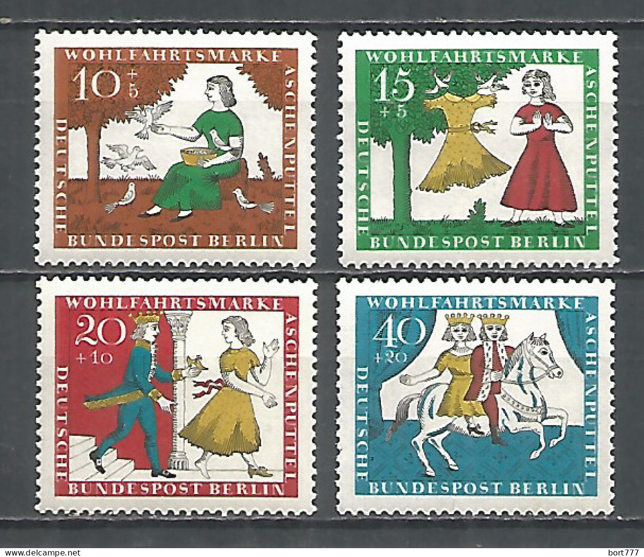 Germany Berlin 1965 Year Mint Stamps MNH(**) Mi.# 266-69 - Ongebruikt