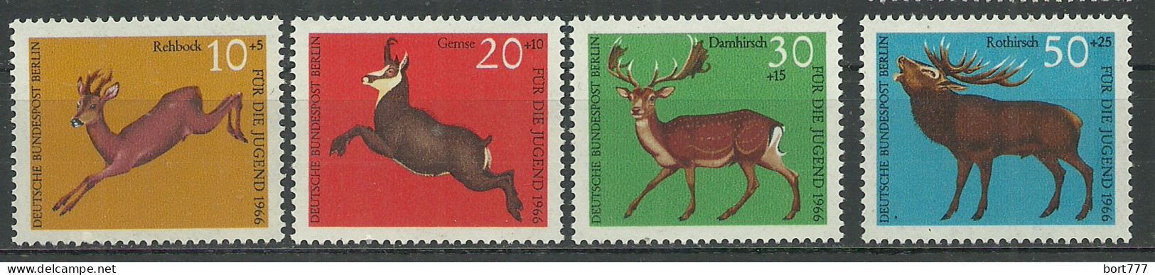 Germany Berlin 1966 Year Mint Stamps MNH(**) Mi.#291-94 - Ongebruikt
