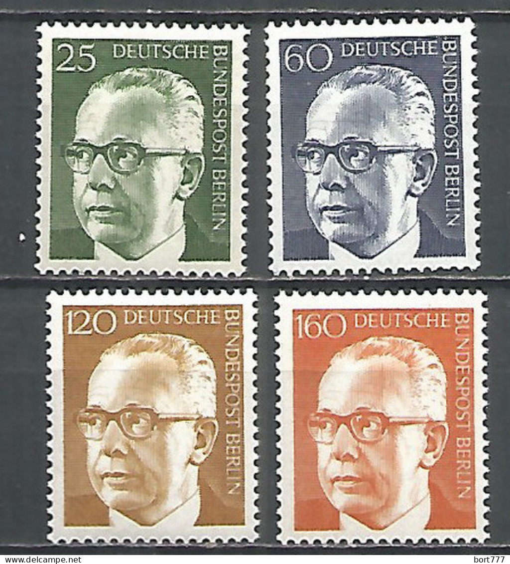 Germany Berlin 1971 Year Mint Stamps MNH(**) Mi.# 393-96 - Unused Stamps