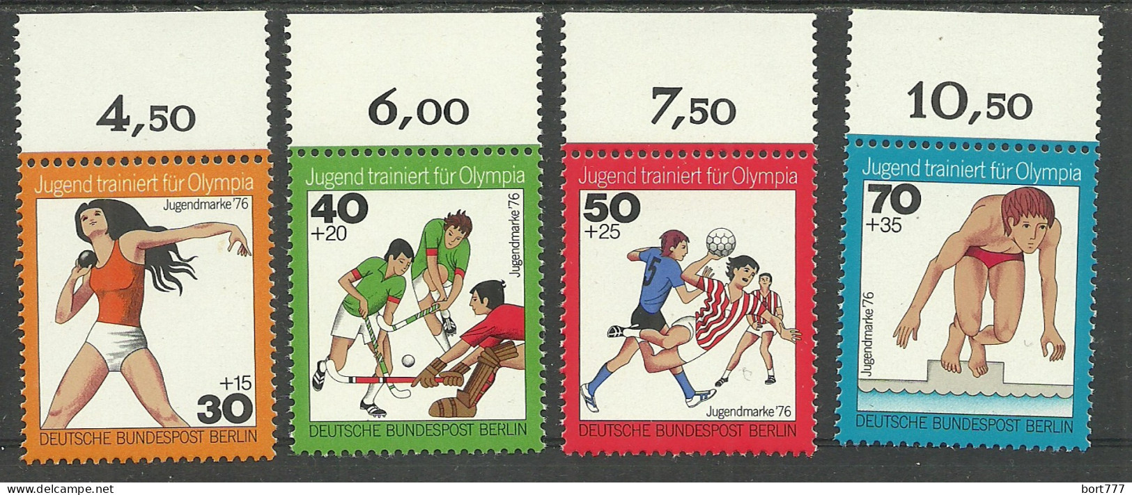 Germany Berlin 1976 Year Mint Stamps MNH(**) Mi.# 517-20 - Ungebraucht