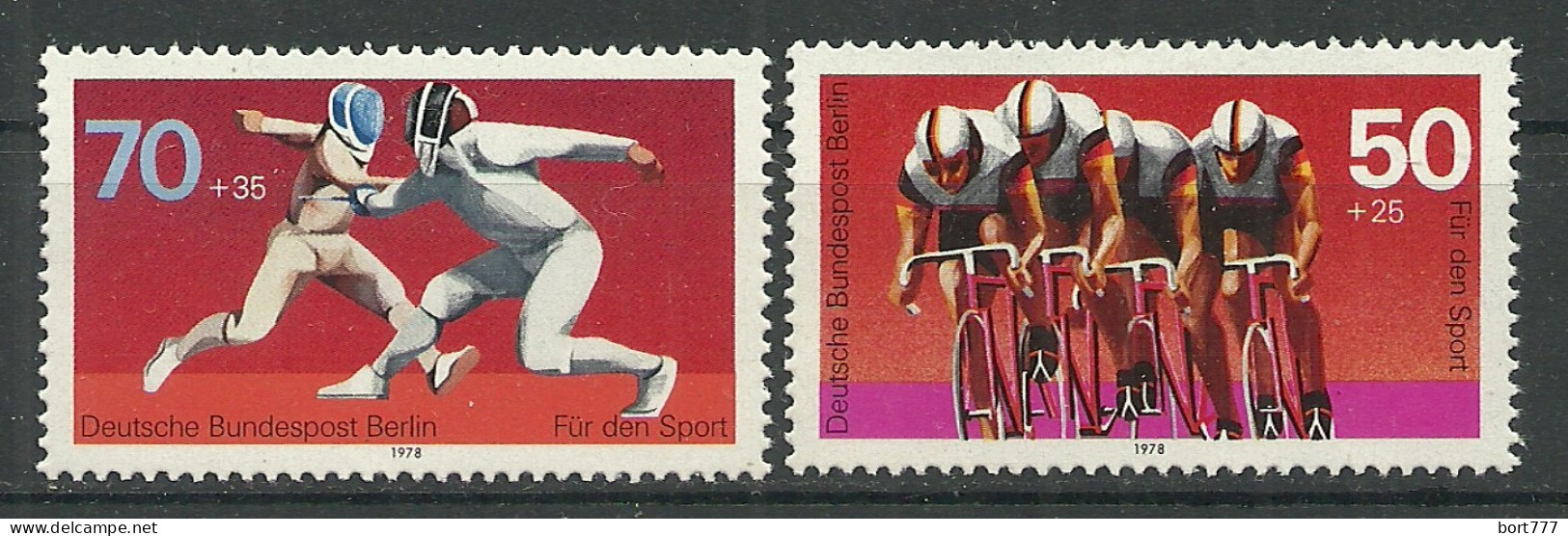 Germany Berlin 1978 Year Mint Stamps MNH(**) Mi.# 567-568 - Nuevos