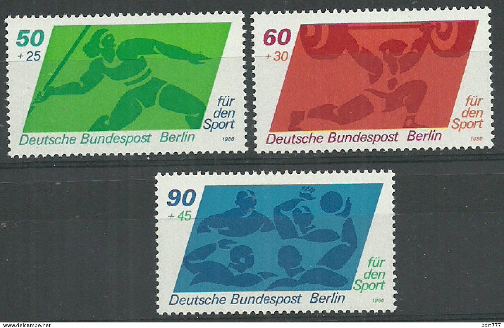 Germany Berlin 1980 Year , Mint Stamps MNH(**)  Mi.# 621-623 - Nuevos