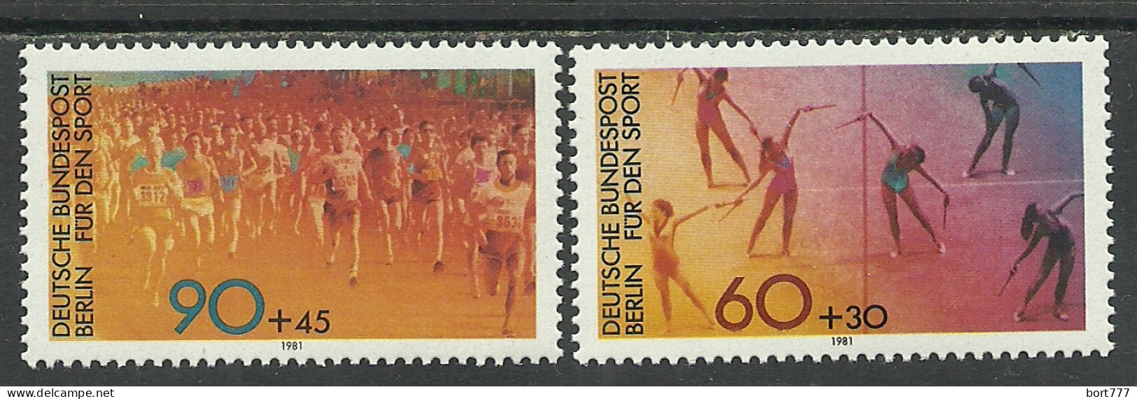 Germany Berlin 1981 Year , Mint Stamps MNH(**) Mi.# 645-646 - Nuevos