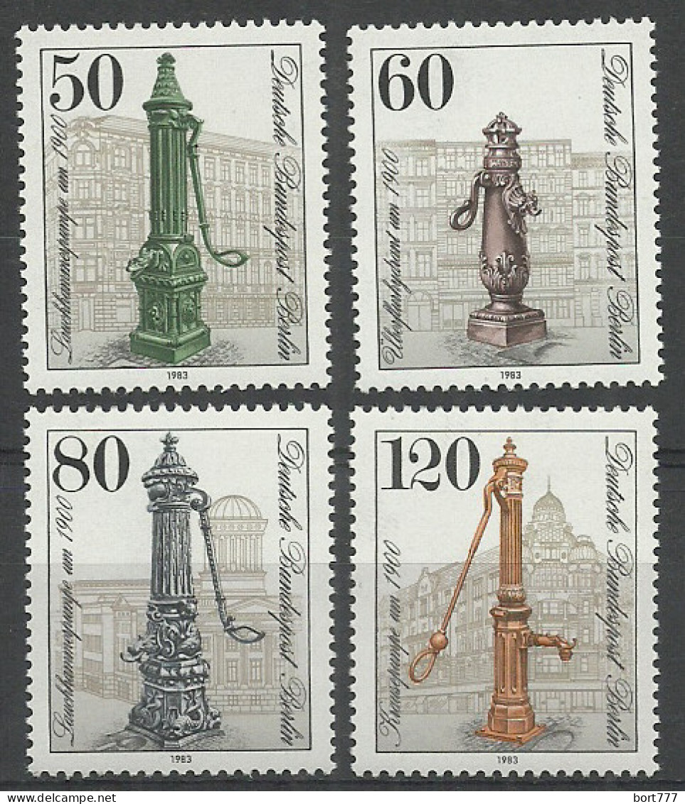 Germany Berlin 1983 Year , Mint Stamps MNH(**) Mi.# 689-692 - Ongebruikt