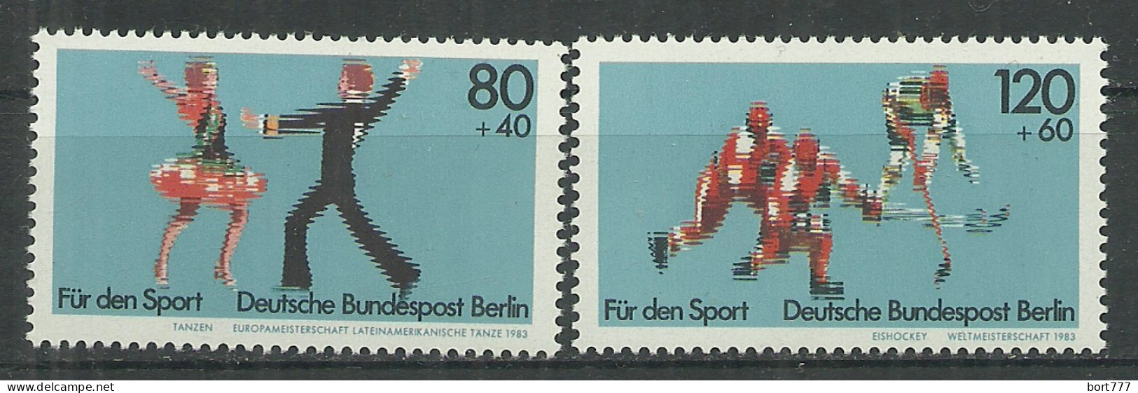 Germany Berlin 1983 Year , Mint Stamps MNH(**) Mi.# 698-699 - Unused Stamps