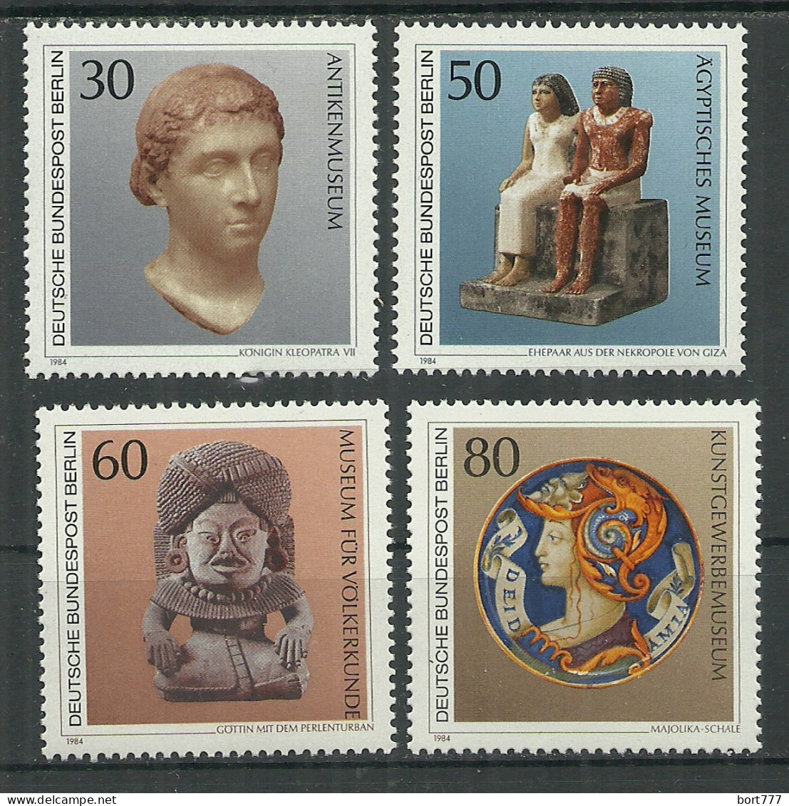 Germany Berlin 1984 Year , Mint Stamps MNH(**) Mi.# 708-711 - Unused Stamps