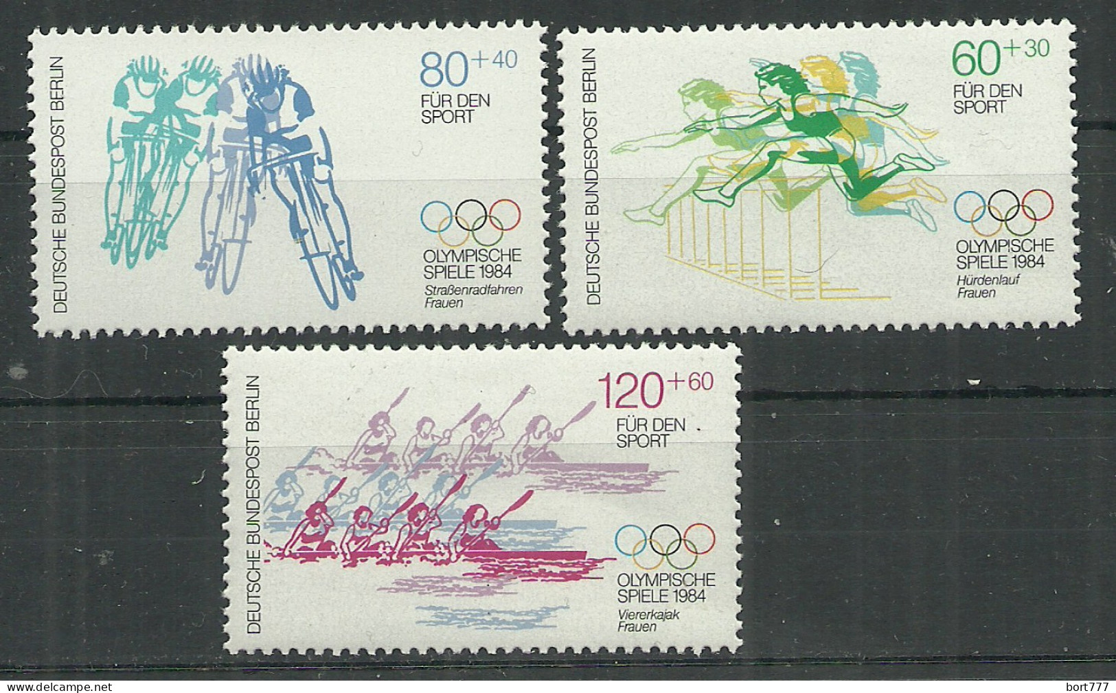 Germany Berlin 1984 Year , Mint Stamps MNH(**) Mi.# 716-718 - Nuevos