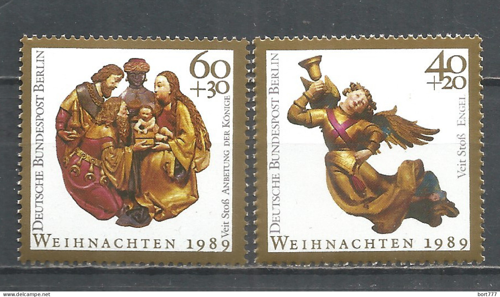 Germany Berlin 1989 Year , Mint Stamps MNH(**) Mi.# 858-859 - Nuevos