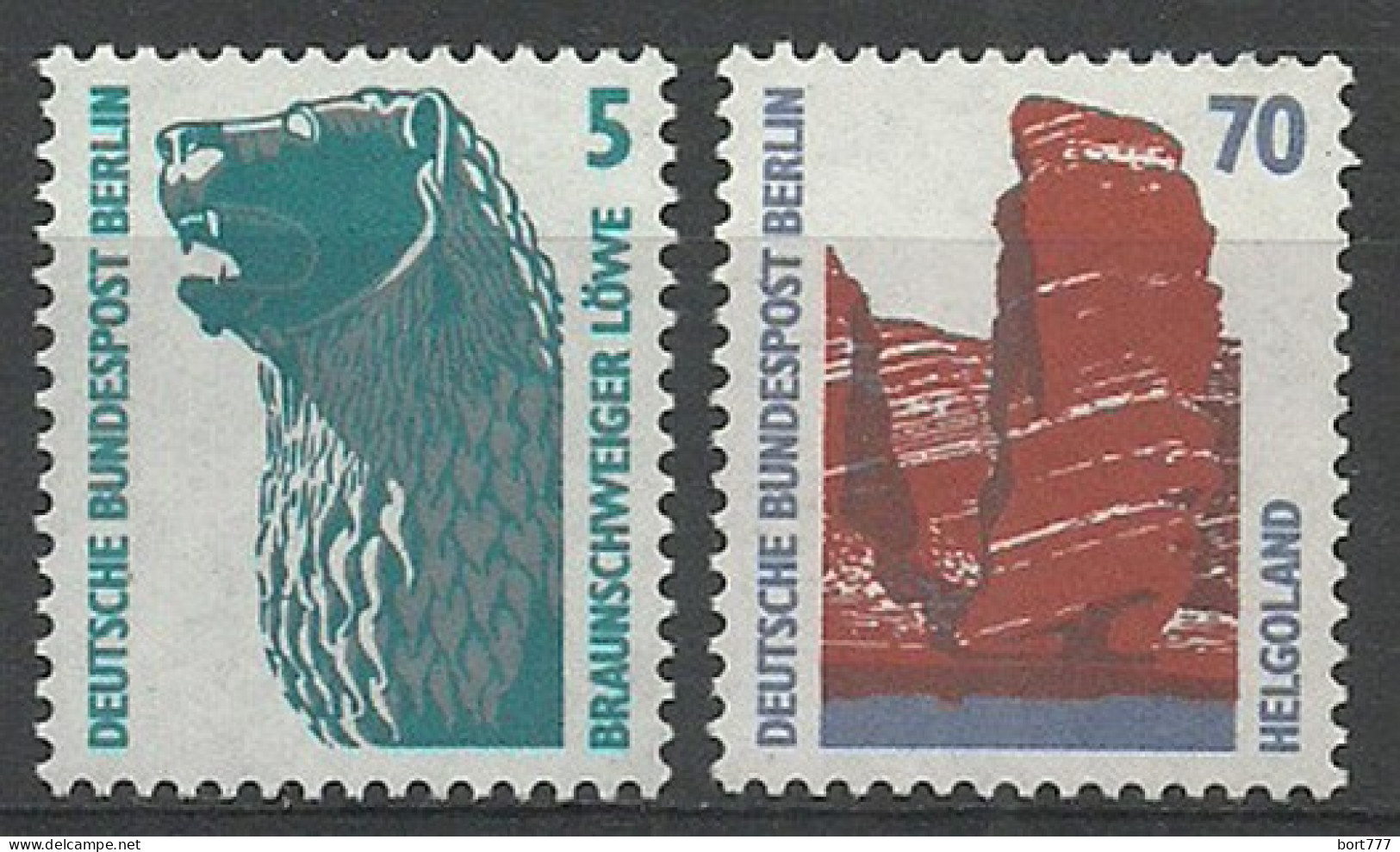 Germany Berlin 1990 Year , Mint Stamps MNH(**) Mi.# 863,874 - Unused Stamps