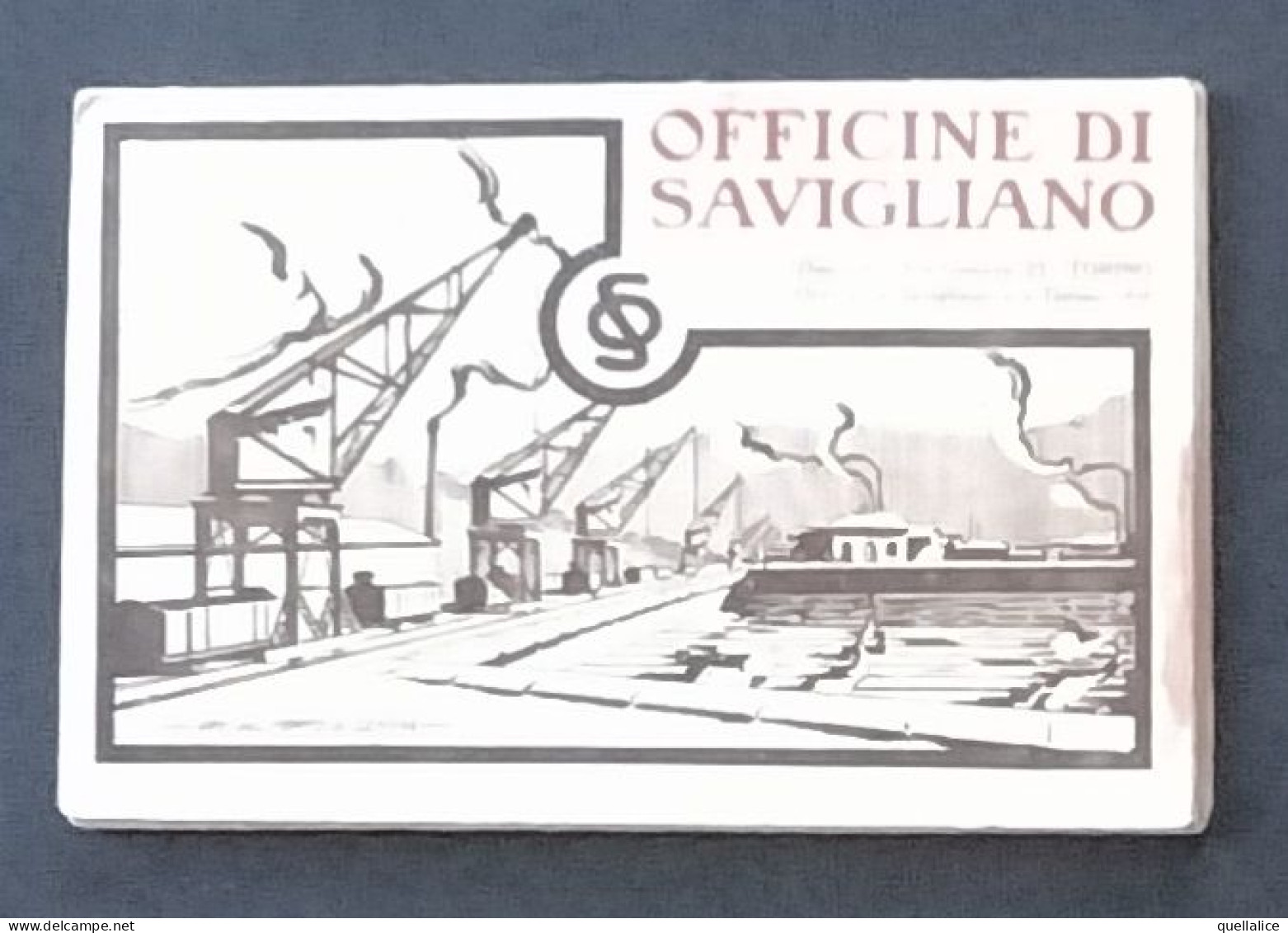 03920 "OFFICINE DI SAVIGLIANO-ESPOSIZIONE INTERN.LE 1914 GENOVA-SERIE DI 10 CARTOLINE FRONTE/RETRO-LUOGHI E PRODOTTI" - Reclame