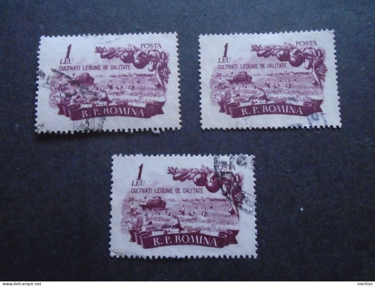 D202267   Romania  1950's  - 3 Pcs Of Used Stamps  1542 - Usati