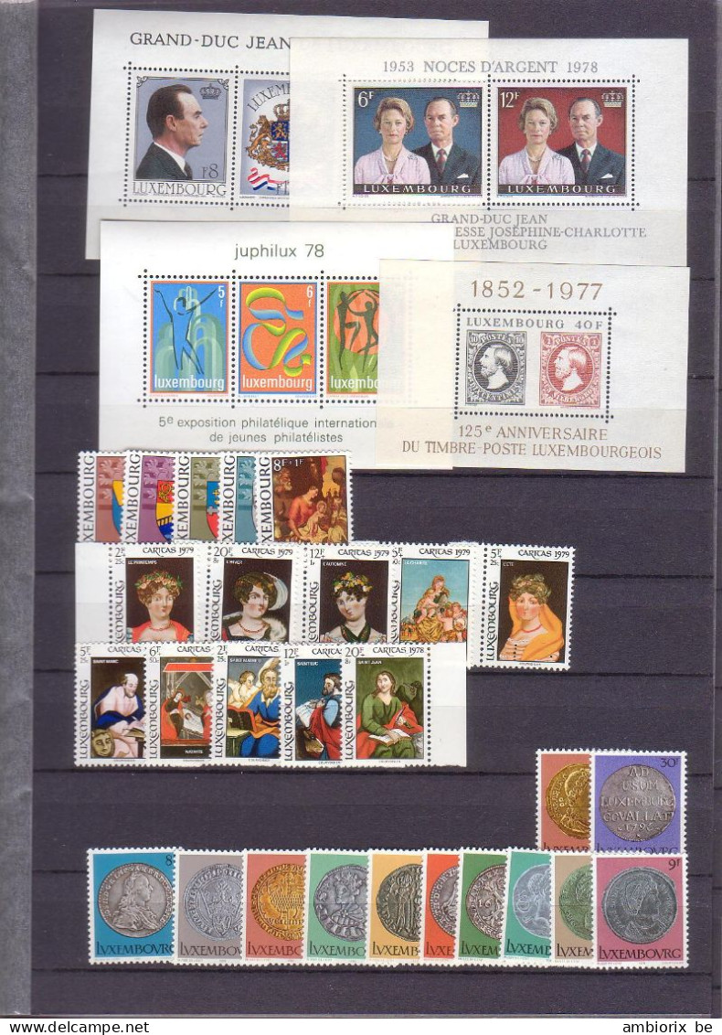 Un Lot De Timbres Luxembourgeois  Neufs - Principalement Années 1970 - Lot 6 - Ungebraucht