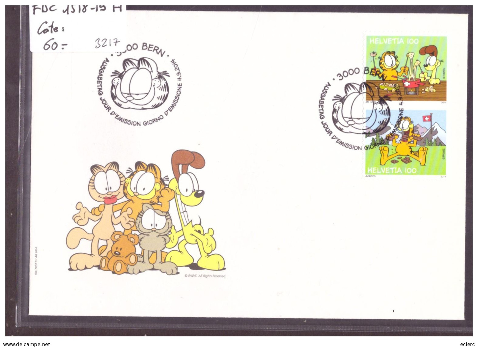 FDC 1518H -1519H - TIMBRES DU CARNET - COTE: 60.- - FDC