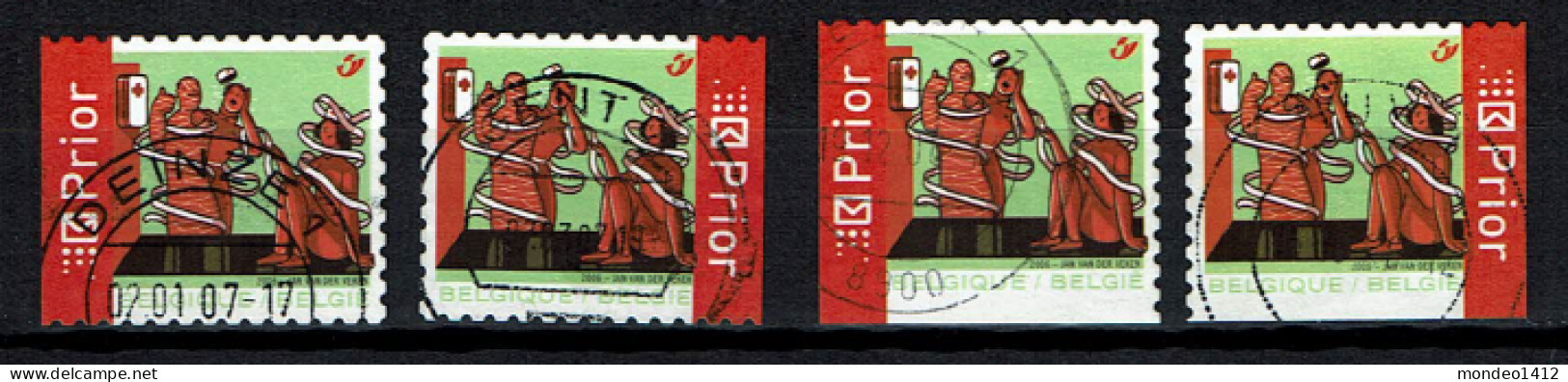 België OBP 3526 - Red Cross Charity Rode Kruis Croix Rouge Complete - Used Stamps