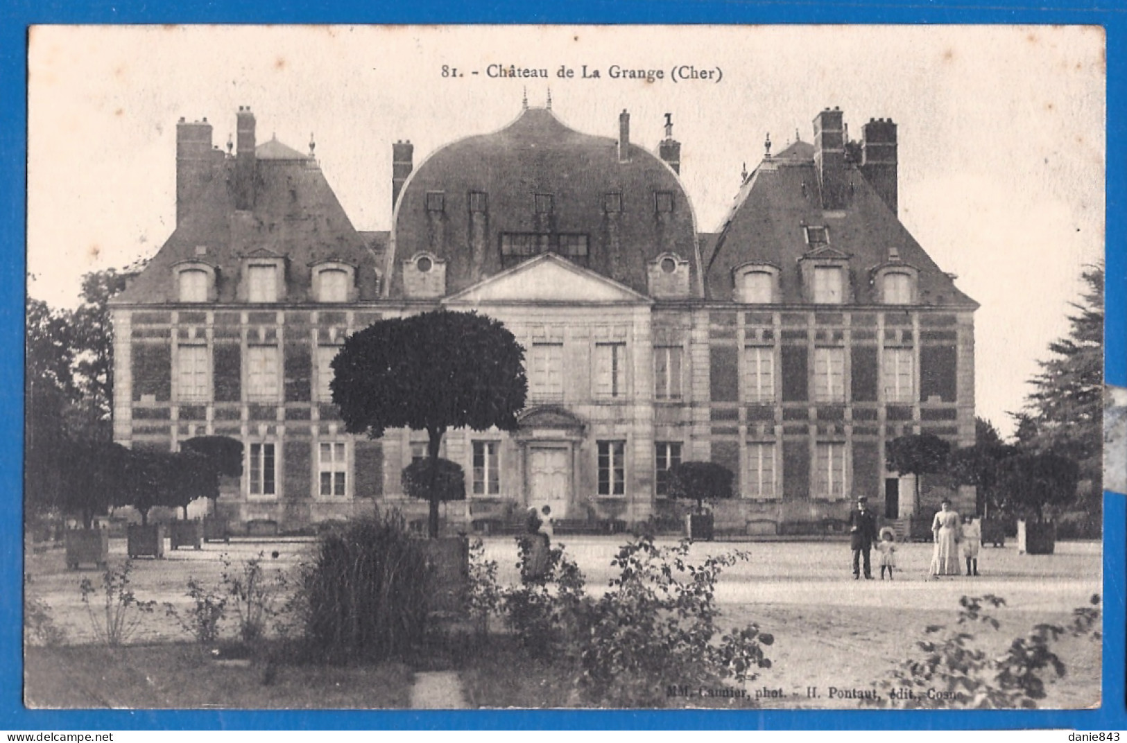 CPA - CHER - CHATEAU DE LA GRANGE - Animation - Altri & Non Classificati