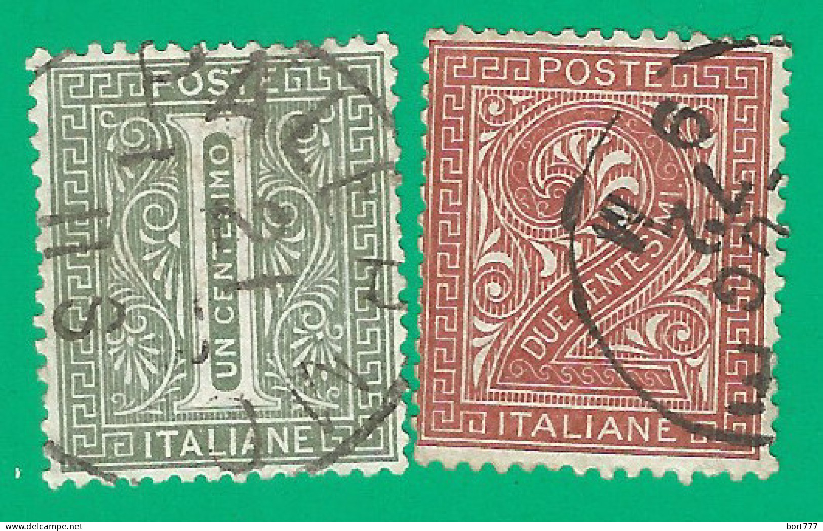 Italy 1863 Year, Used Stamp Michel # 23-24 - Afgestempeld