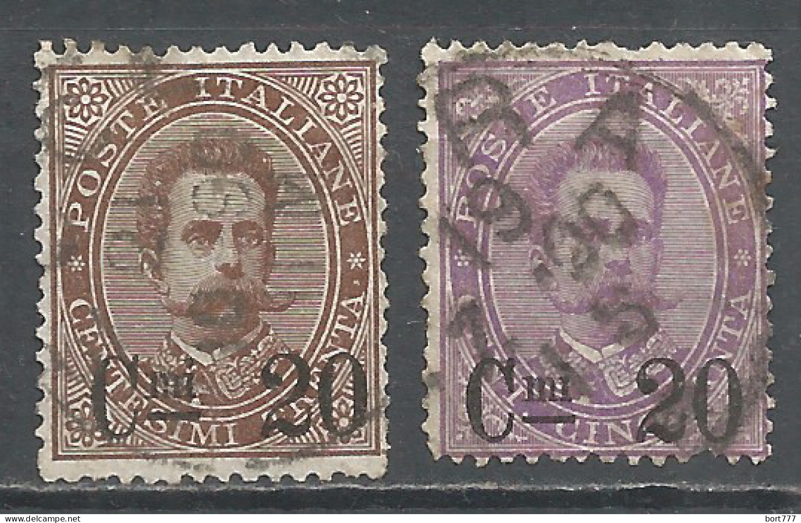 Italy 1890 Year, Used Stamps , Michel # 56-57  - Afgestempeld