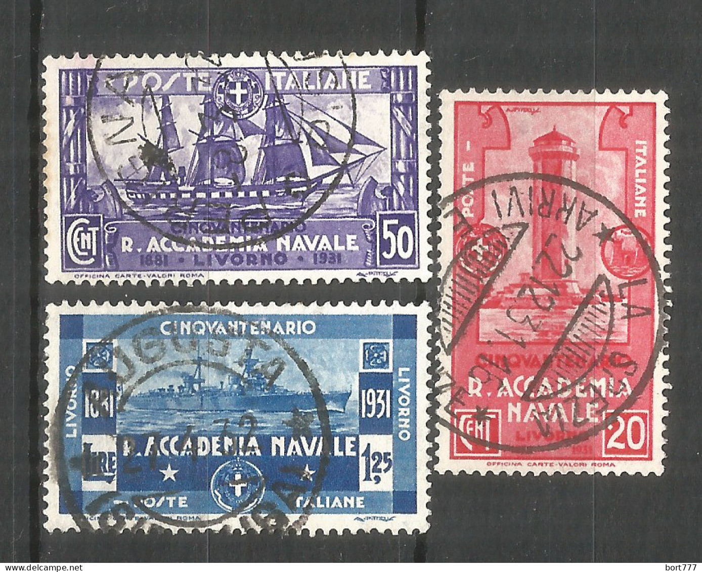 Italy 1931 Year, Used Stamps , Michel # 369-71 - Usados