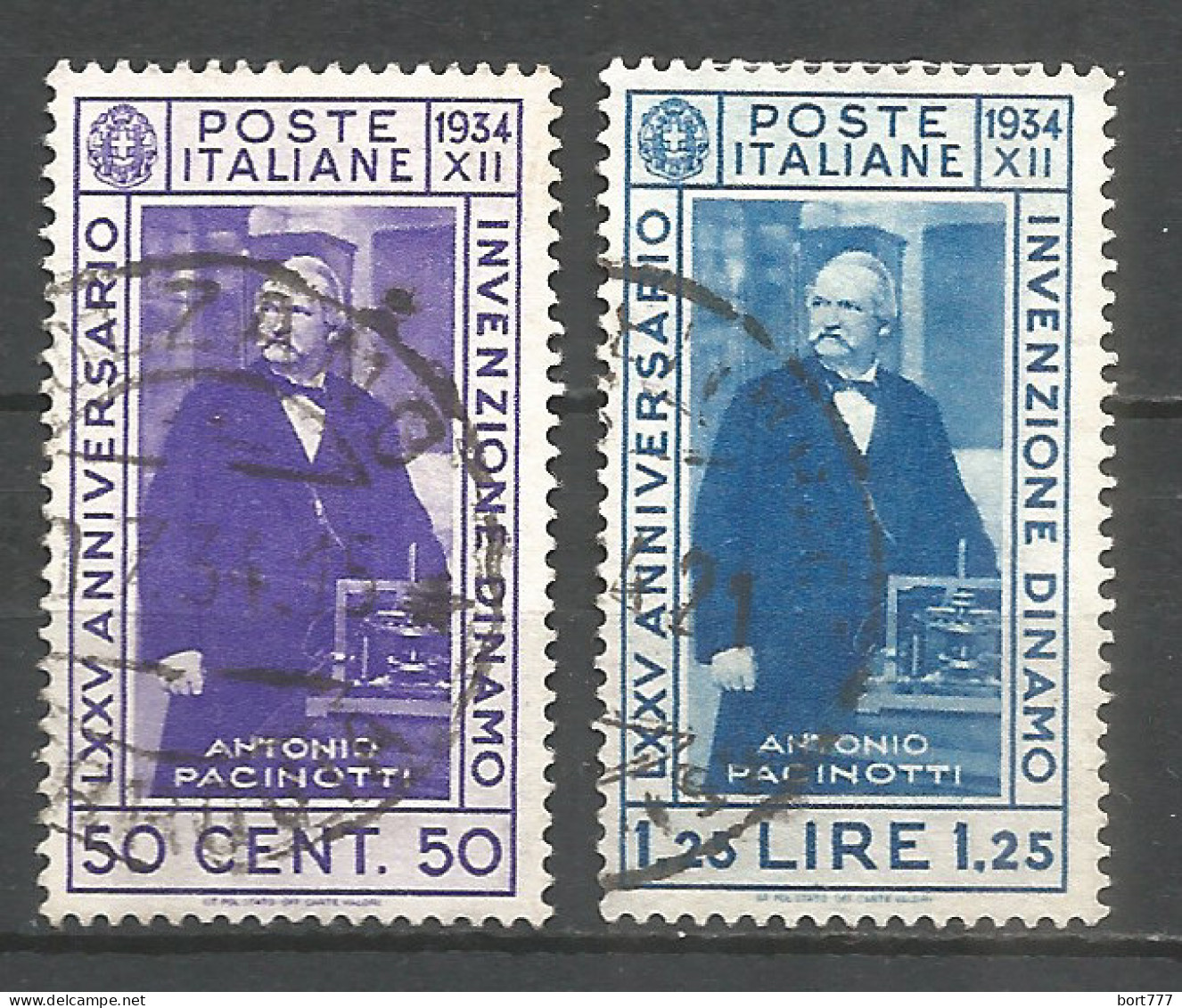 Italy 1934 Year, Used Stamp , Michel # 488-89 - Usados