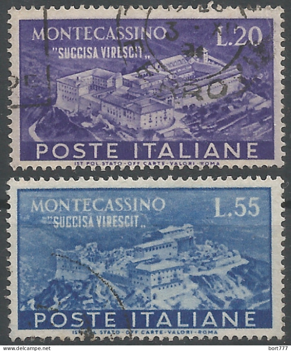 Italy 1951 Year, Used Stamps , Michel # 837-38 - 1946-60: Usati