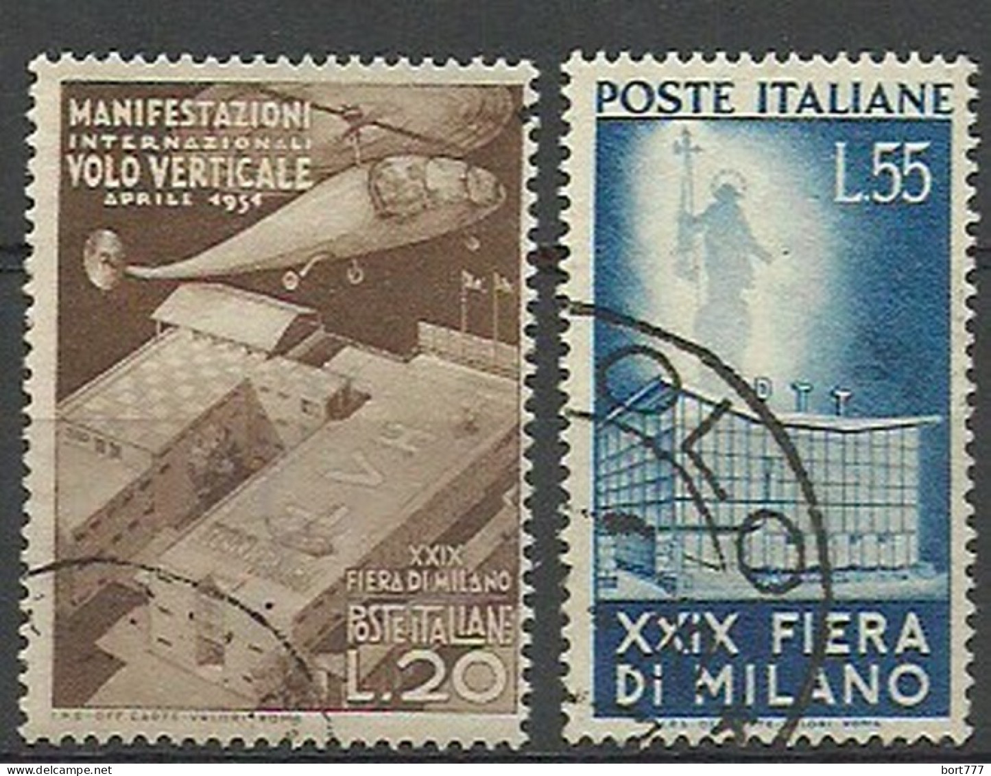 Italy 1951 Year, Used Stamps , Michel # 830-31 - 1946-60: Gebraucht