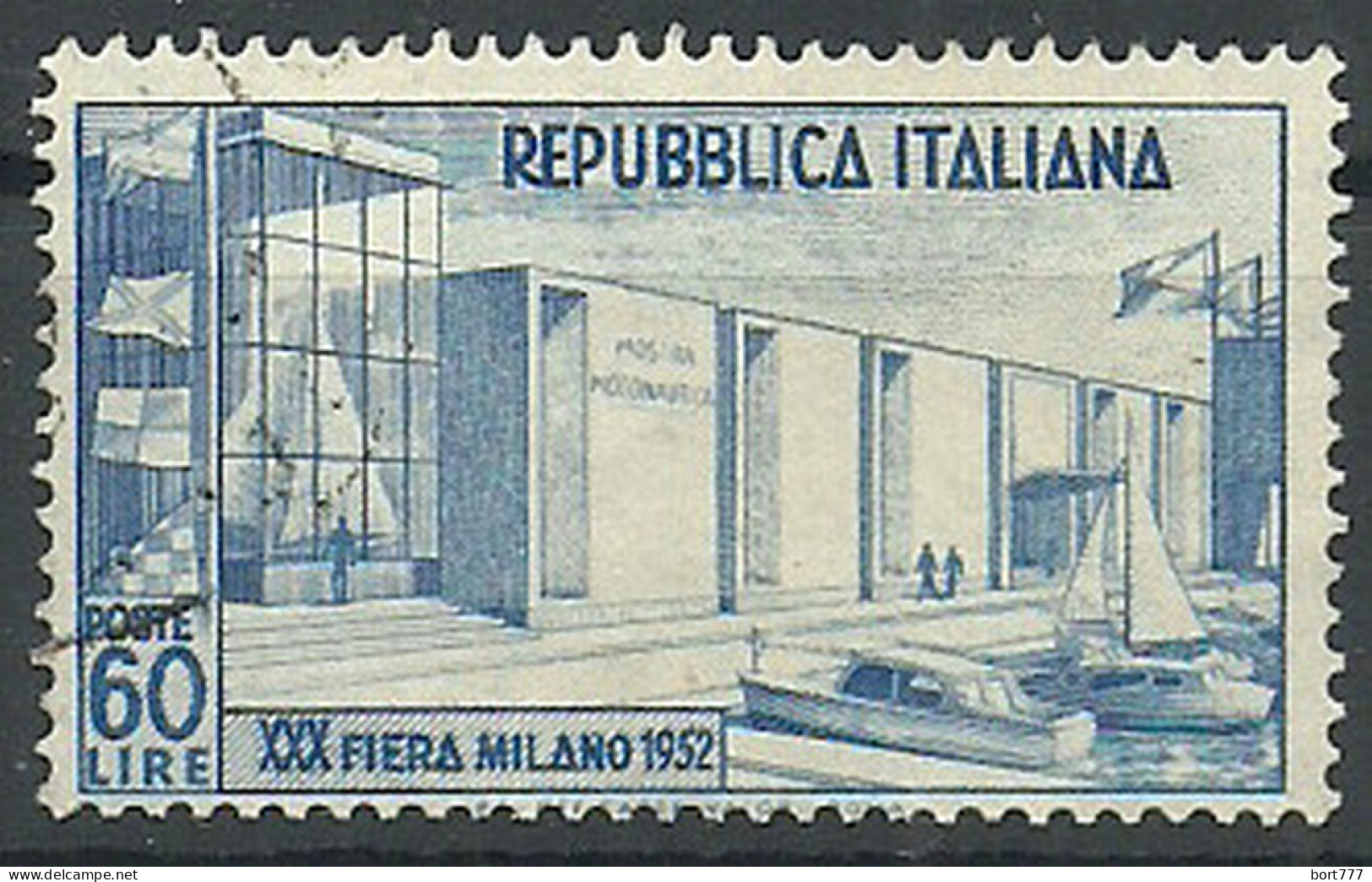 Italy 1952 Year, Used Stamp , Michel # 859 - 1946-60: Gebraucht