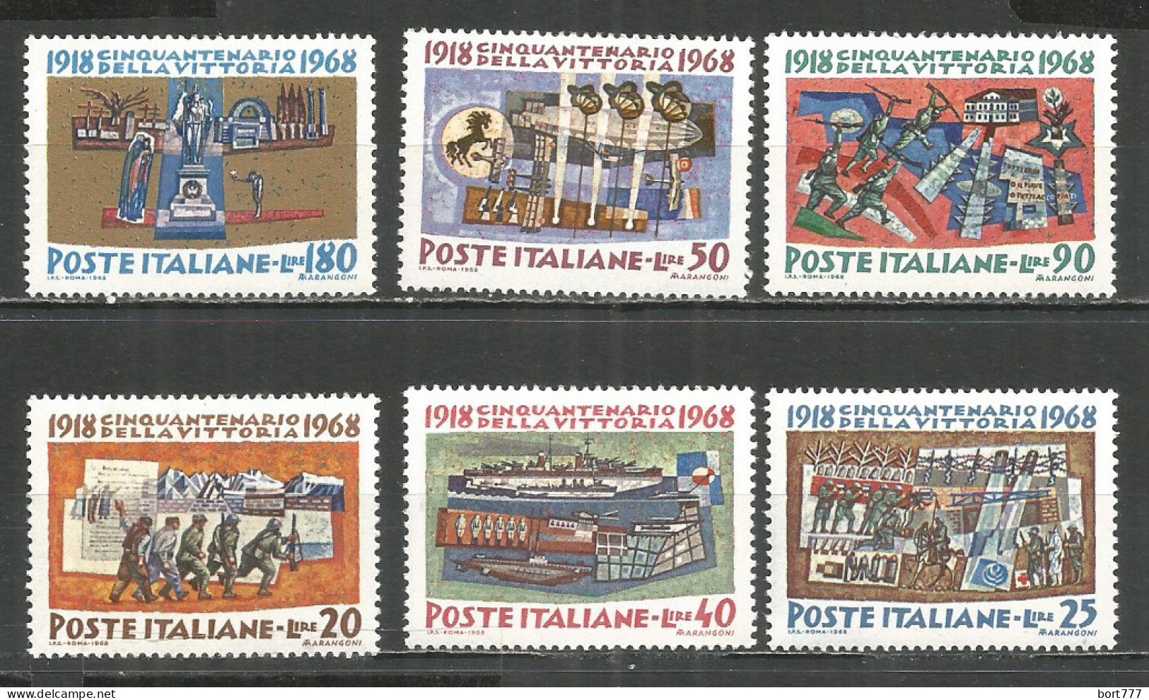 Italy 1968 Year, Mint MNH(**) Stamps , Michel # 1283-88 - 1961-70:  Nuovi