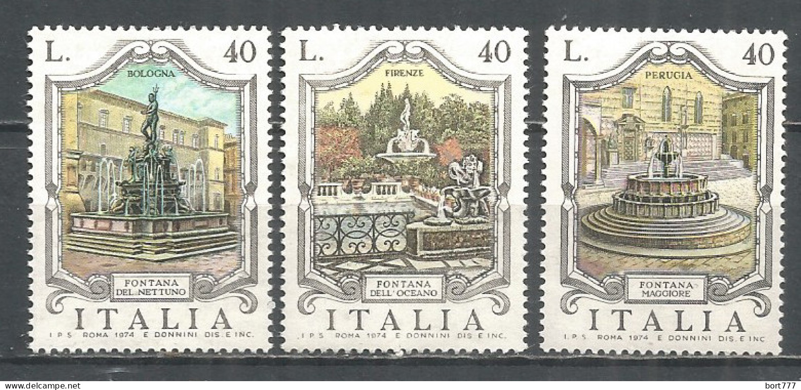 Italy 1974 Mint MNH(**) Stamps  Michel # 1469-71 - 1971-80: Mint/hinged