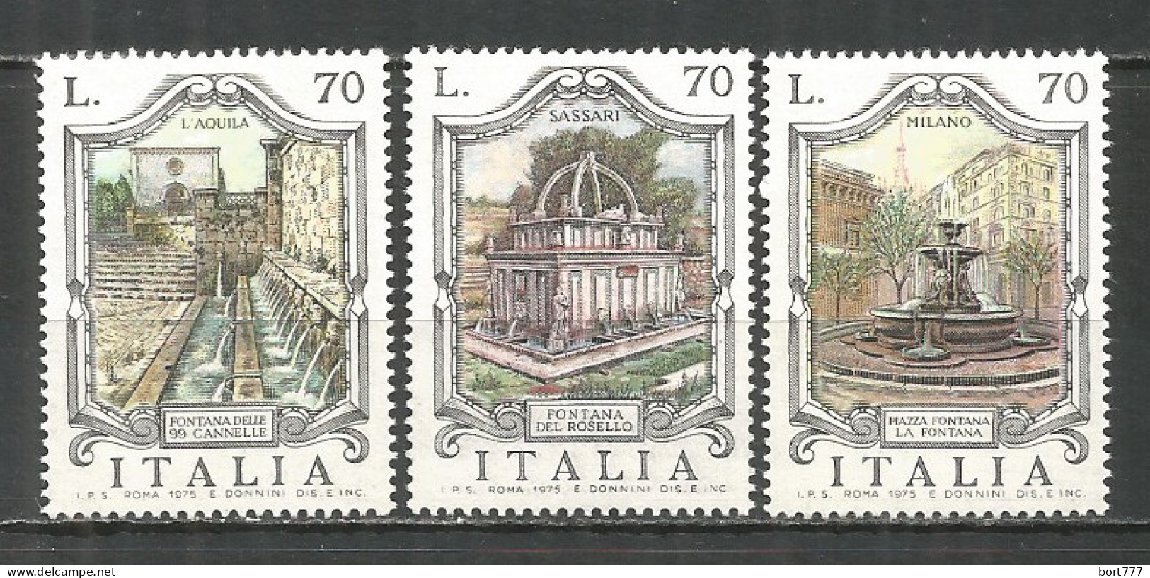 Italy 1975 Mint MNH(**) Stamps  Michel # 1504-06 - 1971-80: Mint/hinged