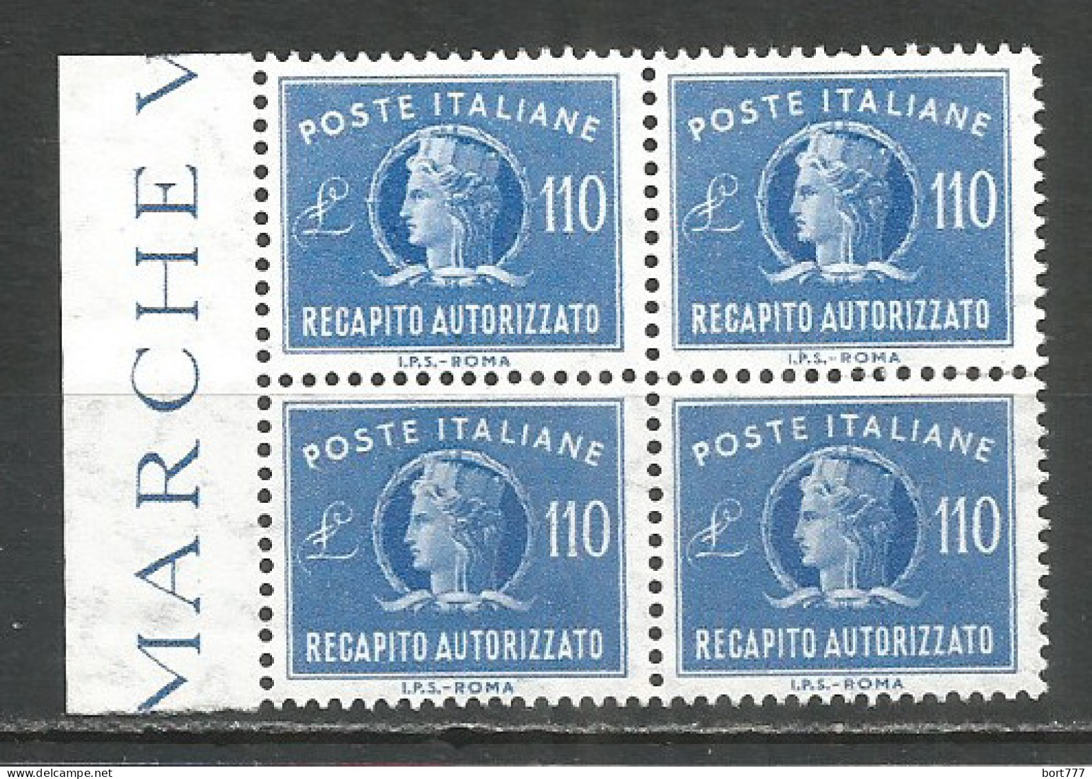 Italy 1977 Year, Mint MNH(**) Stamps , Michel # G 14   (x4) - 1971-80: Mint/hinged