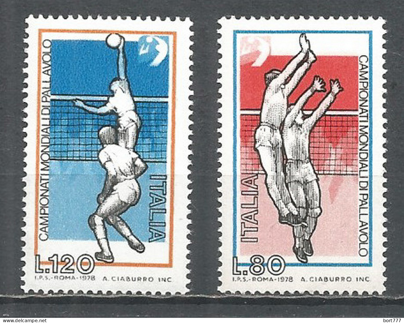 Italy 1978 Year, Mint MNH(**) Stamps , Michel # 1624-25 - 1971-80: Neufs