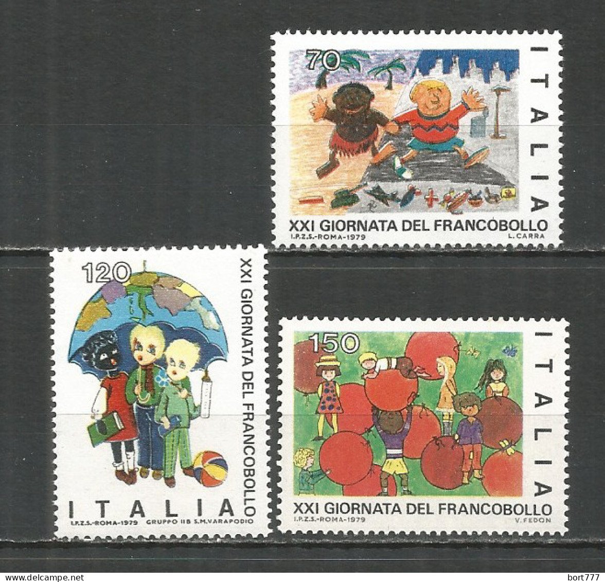 Italy 1979 Mint MNH(**) Stamps  Michel # 1679-81 - 1971-80: Mint/hinged