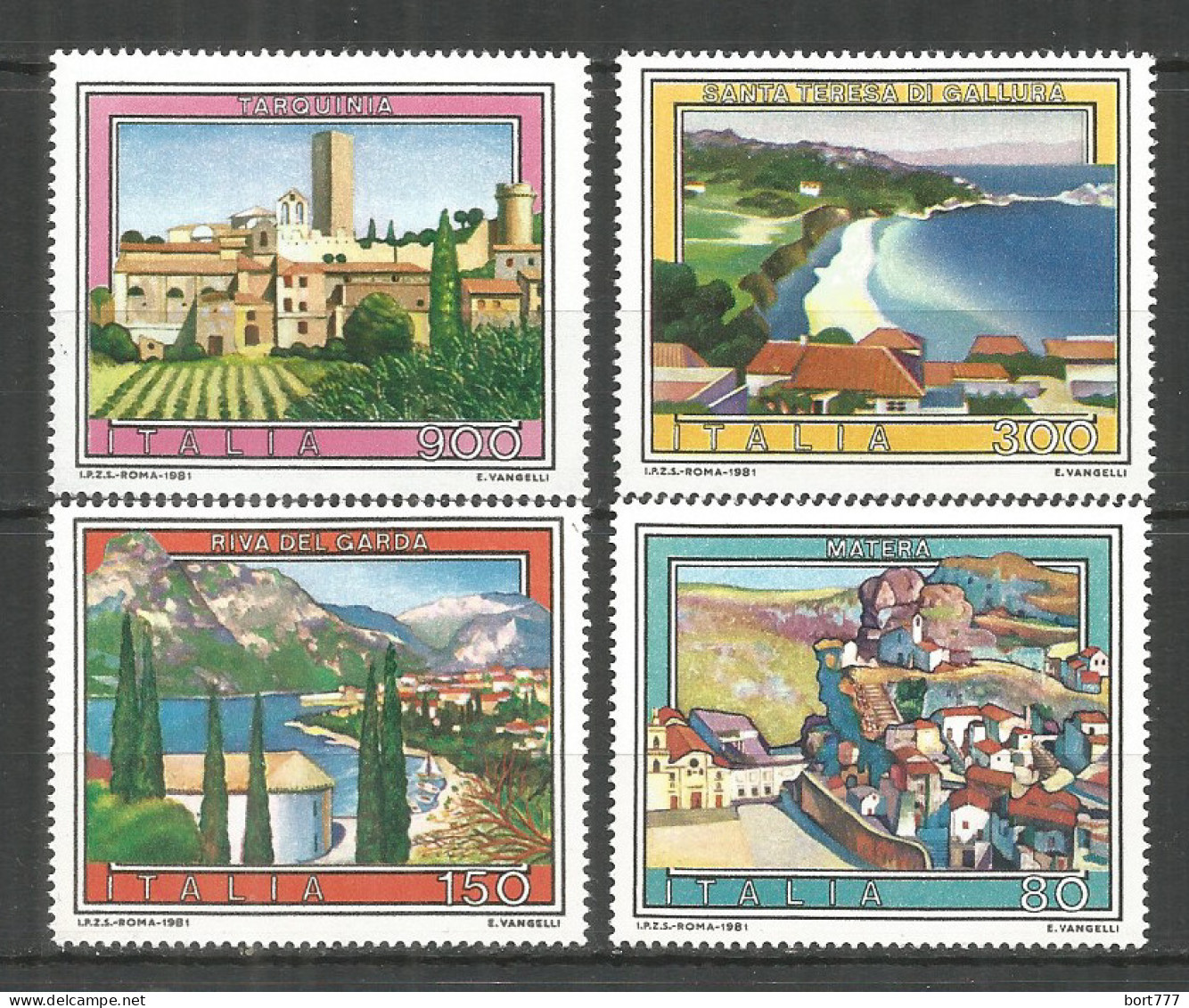 Italy 1981 Year, Mint MNH(**) Stamps , Michel # 1759-62 - 1981-90: Mint/hinged