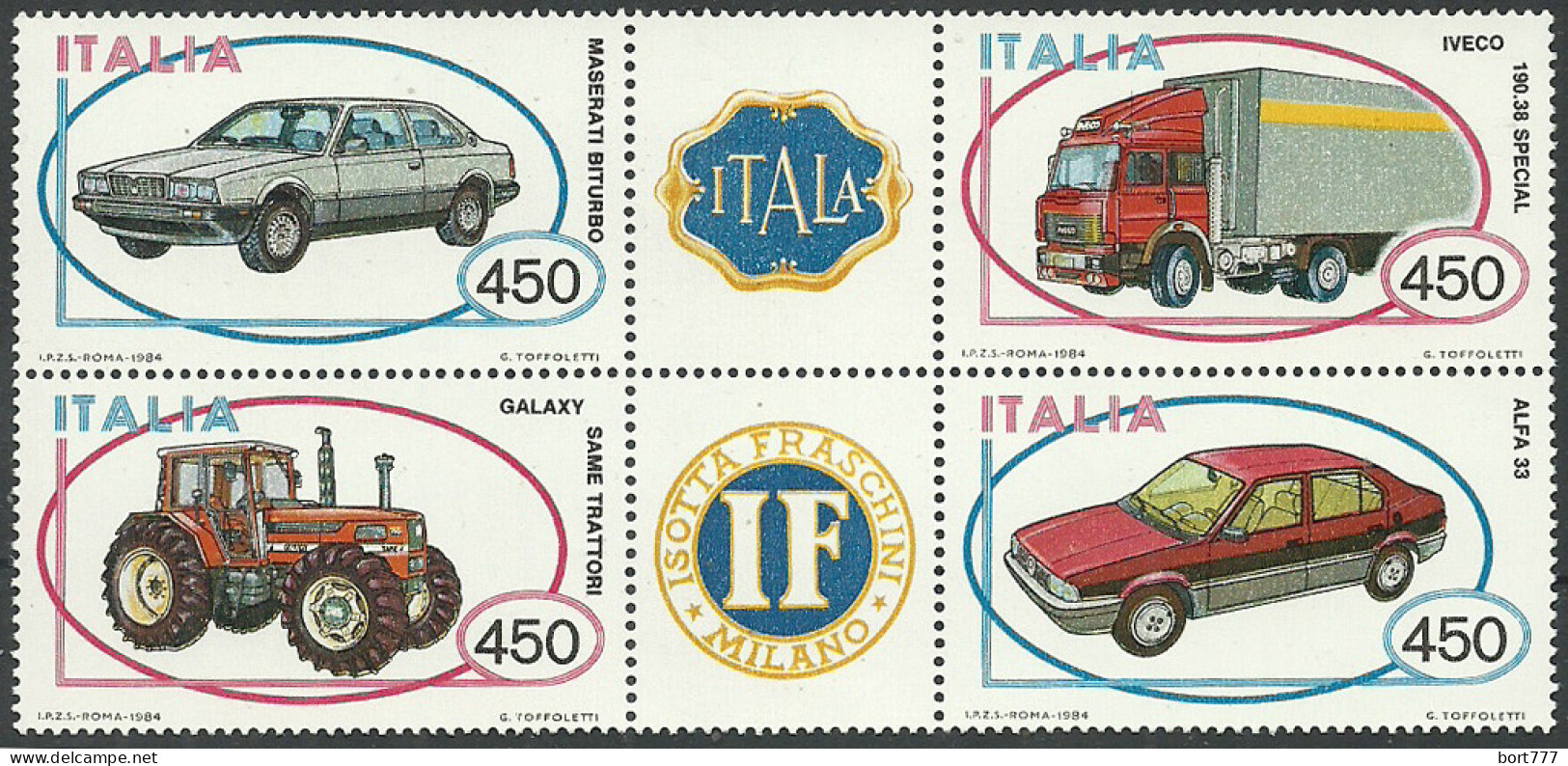 Italy 1984 Year, Mint MNH(**) Stamps , Michel # 1872-75 Vb. - 1981-90: Nieuw/plakker