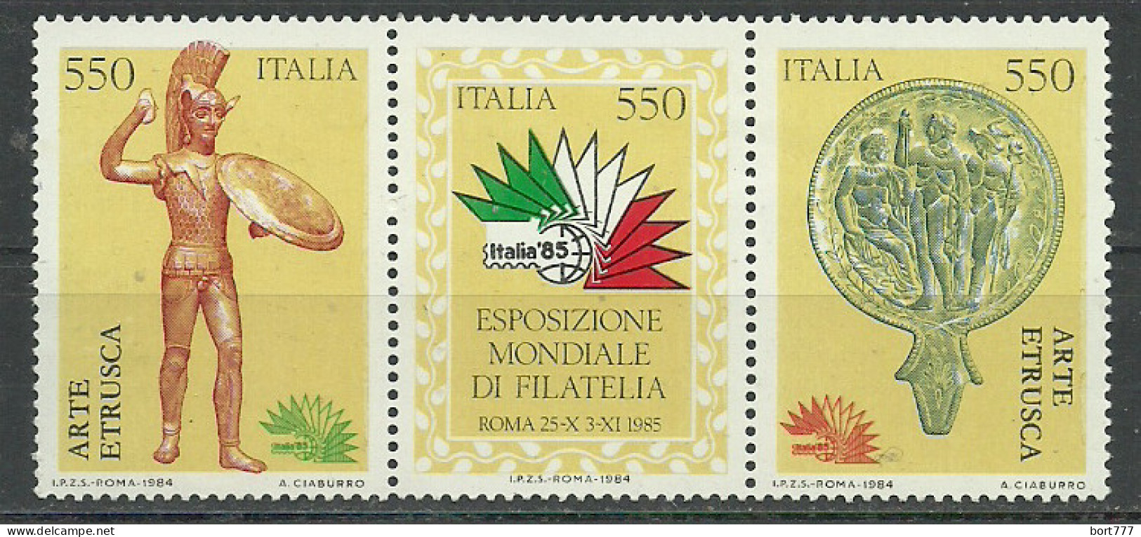 Italy 1984 Year, Mint MNH(**) Stamps , Michel # 1902-04 Dr. - 1981-90: Nieuw/plakker