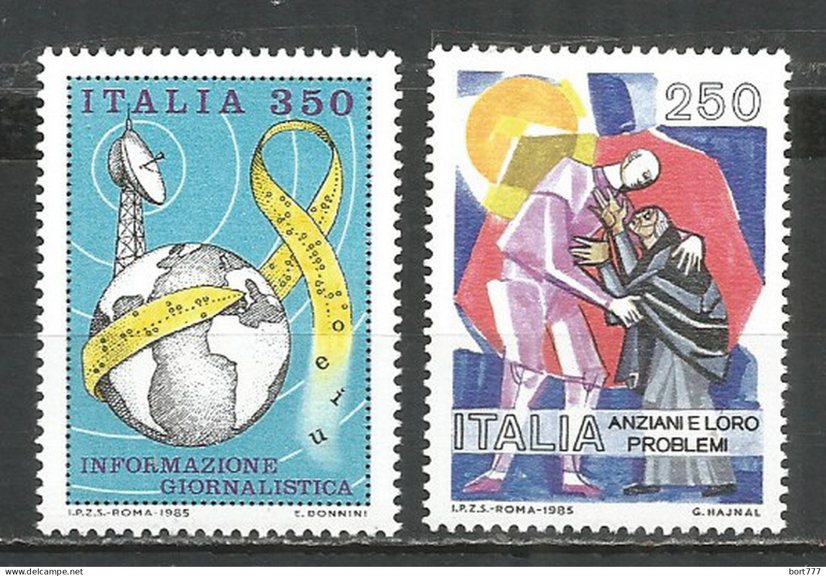 Italy 1985 Mint MNH(**) Stamps  Michel # 1905,1906 - 1981-90: Nieuw/plakker