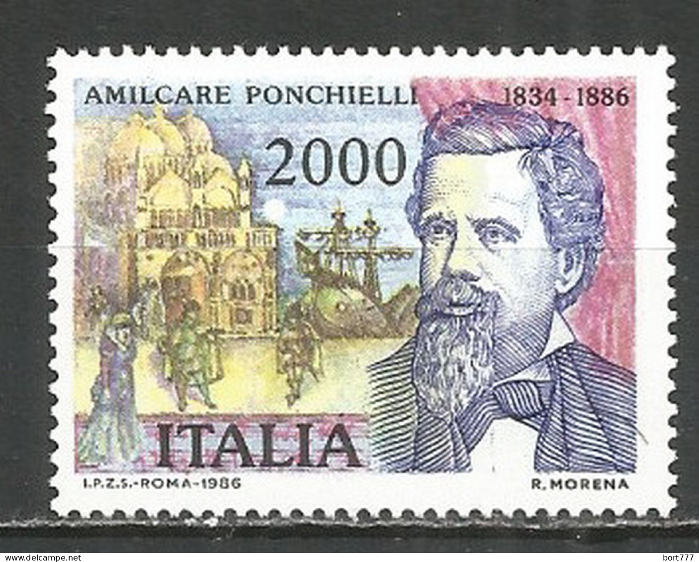 Italy 1986 Mint MNH(**) Stamp  Michel # 1961 - 1981-90:  Nuevos