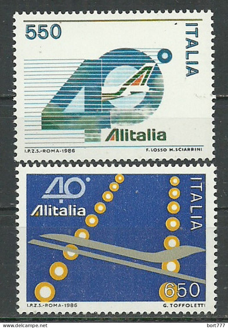 Italy 1986 Year, Mint MNH(**) Stamps , Michel # 1988-89 - 1981-90: Neufs
