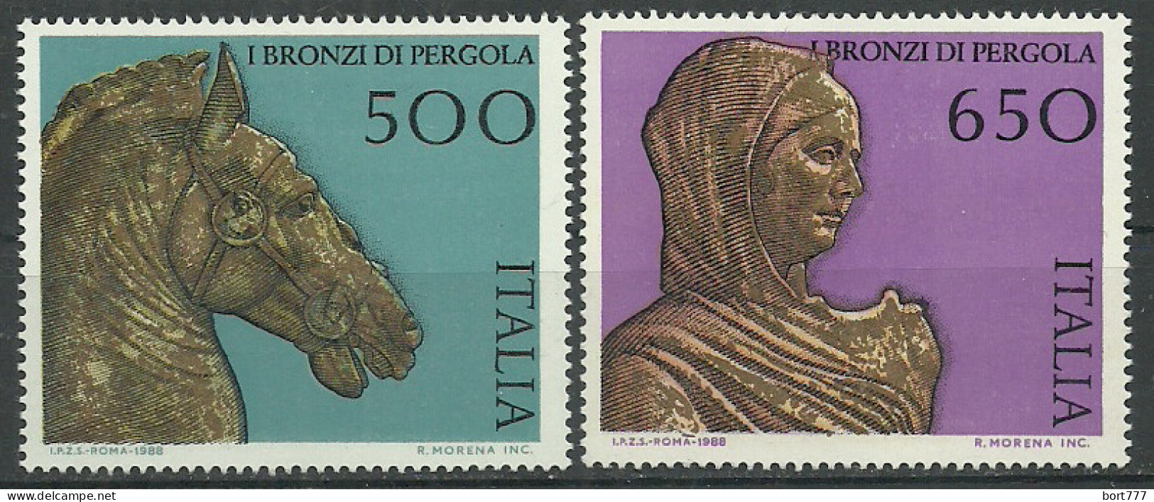 Italy 1988 Year, Mint MNH(**) Stamps , Michel # 2052-53 - 1981-90: Mint/hinged