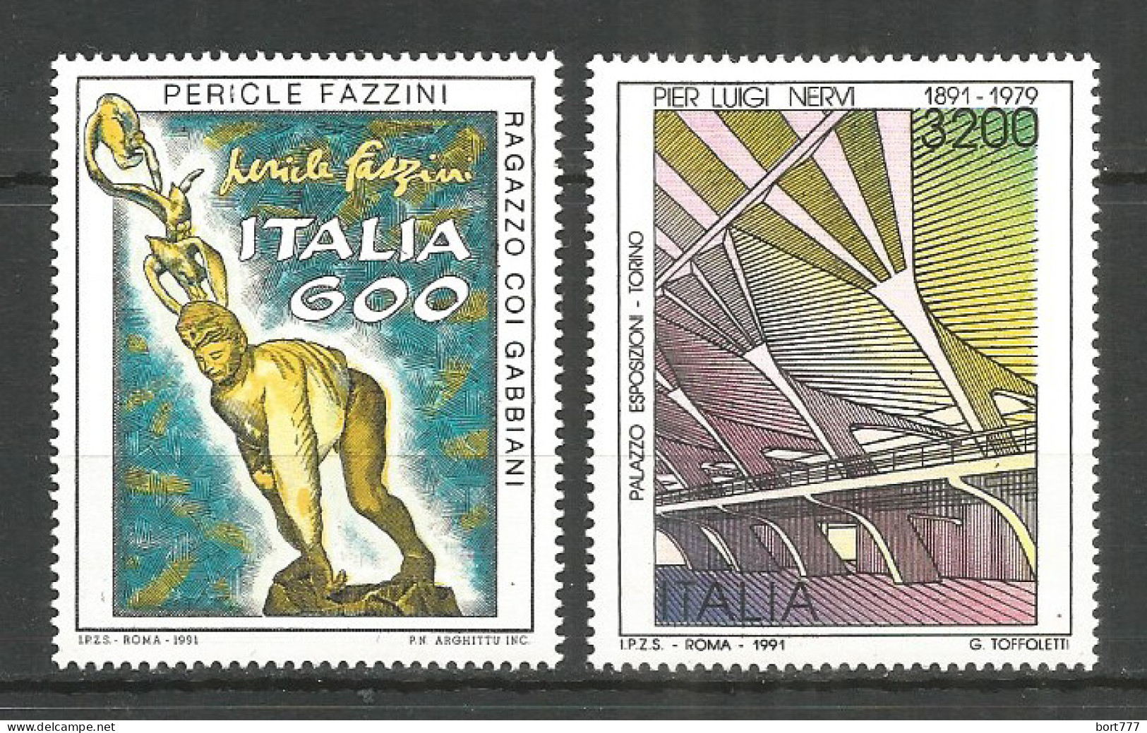 Italy 1991 Mint MNH(**) Stamps  Michel # 2188-89 - 1991-00: Neufs