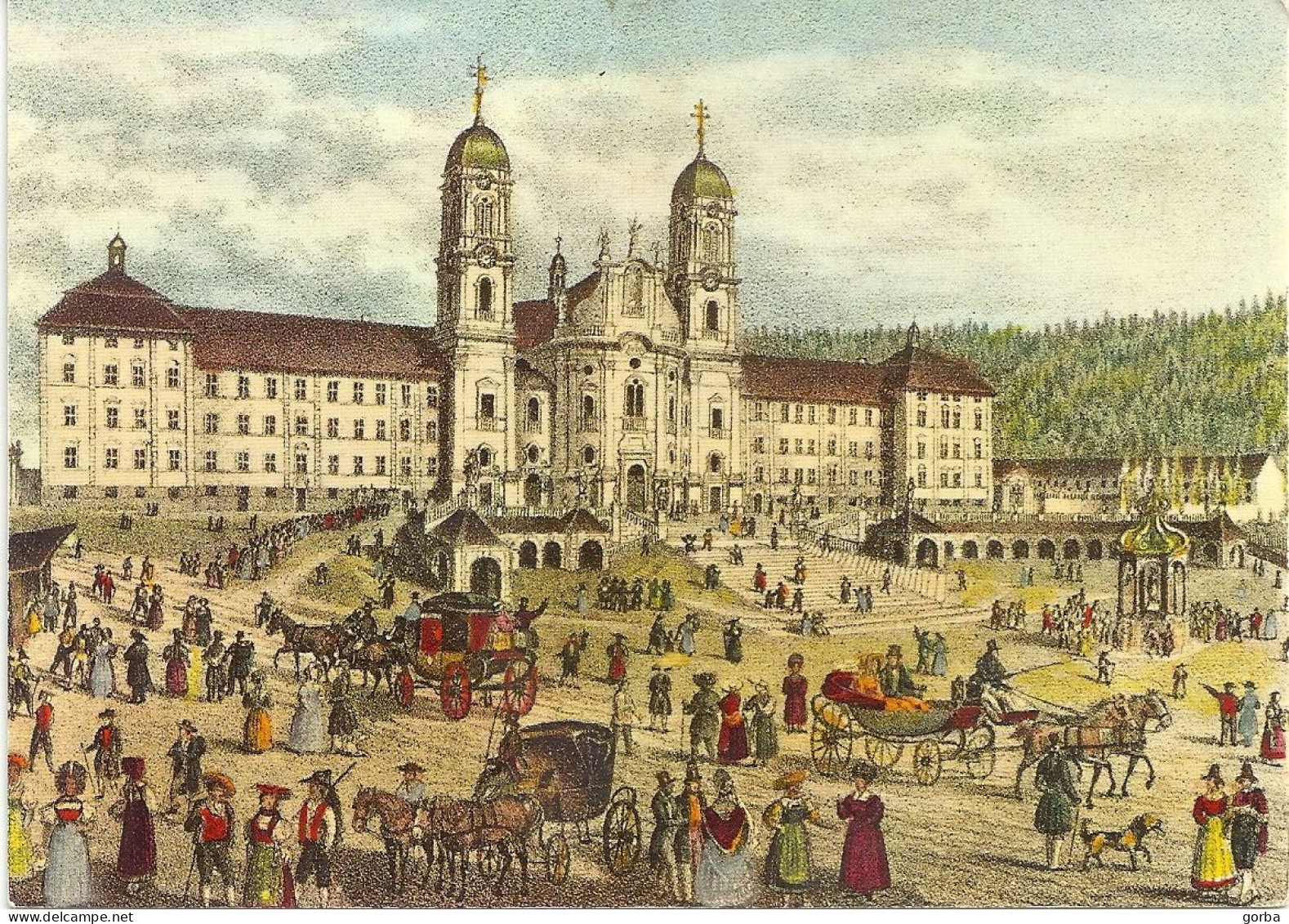 *CPM - SUISSE - SCHWYTZ - EINSIEDELN - Vor 200 Jahren Nach Einem Alten Stich - Einsiedeln