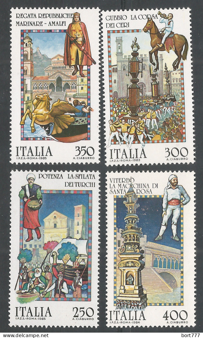 Italy Mint MNH(**) Stamps  Michel # 1846,1895,1920-21 - 1981-90: Mint/hinged