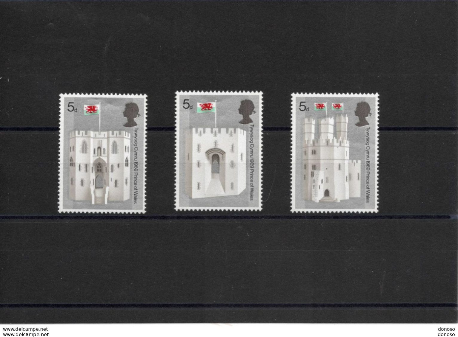 GB 1969 Château De Caernarvon  Yvert 569-571 NEUF** MNH - Neufs